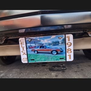 Sublimated Licence Car Plate